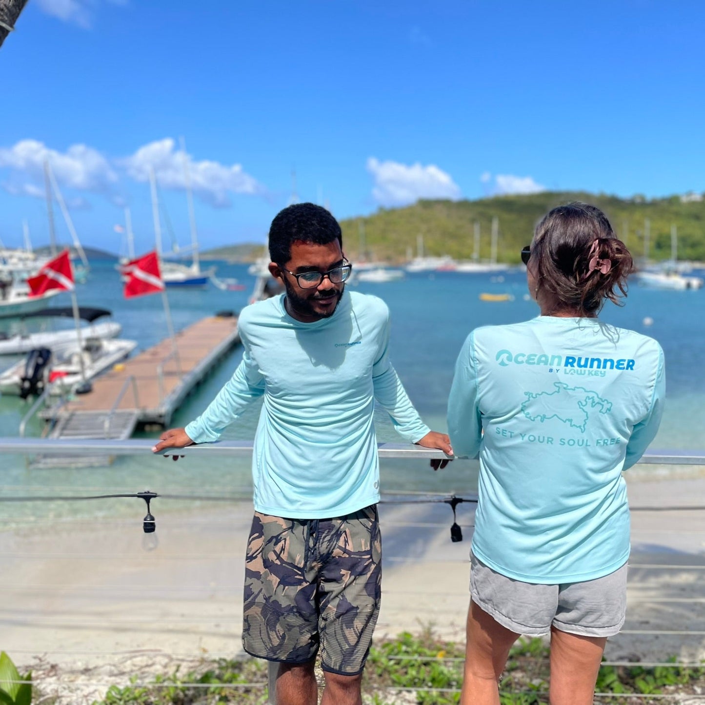 SunDial-OR Crew Neck Rashguard