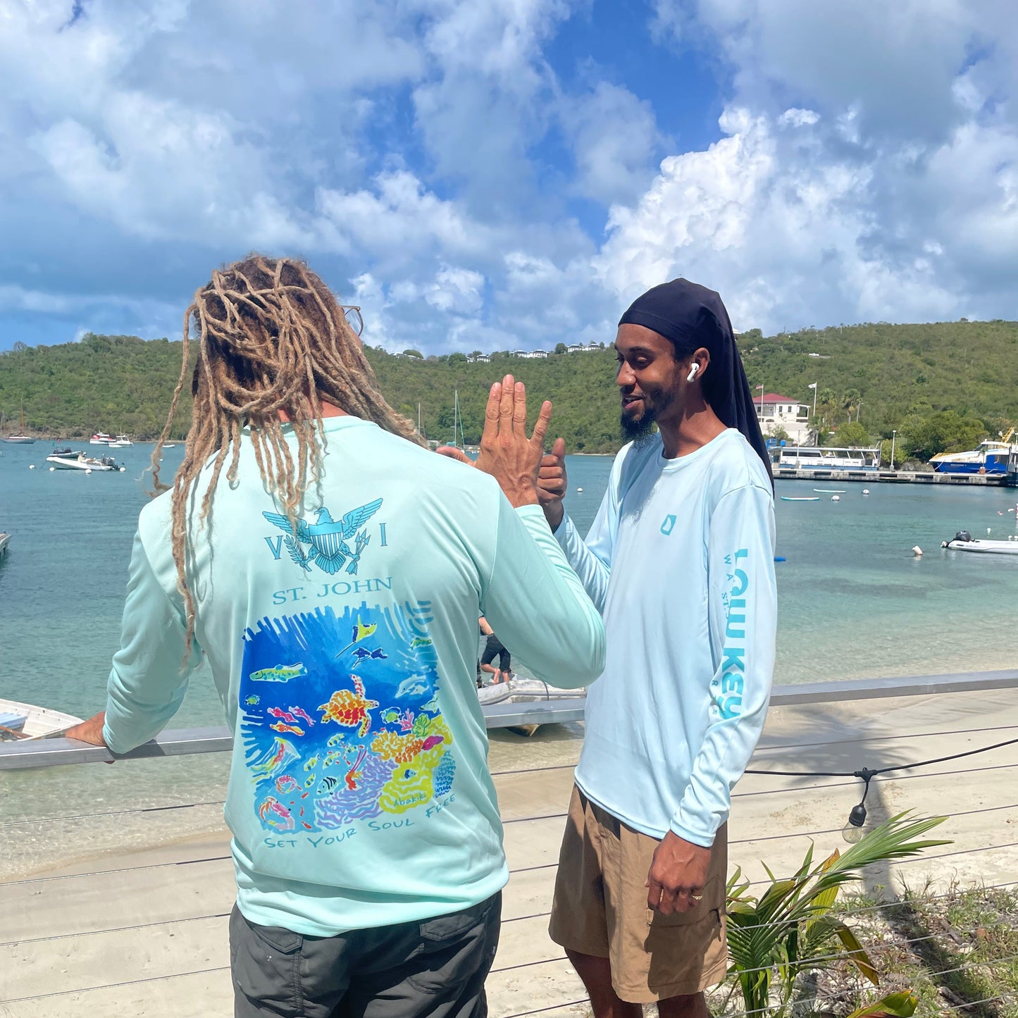 Abakiki, Coral Reef V.I. Flag