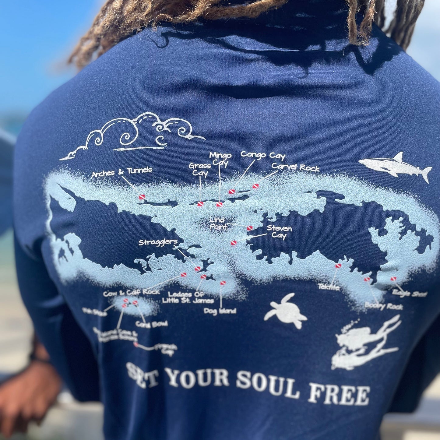 Dive Sites Map Rashguards