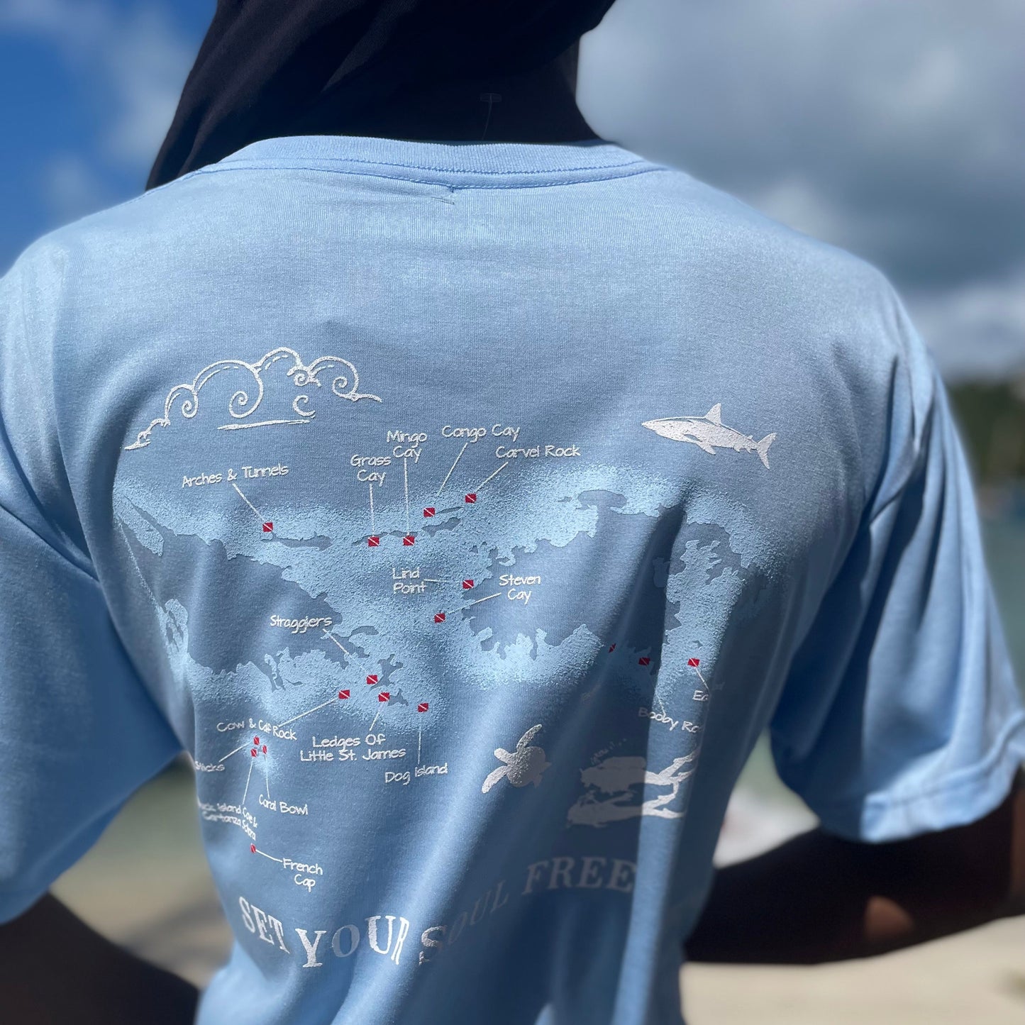 Dive Sites Map Rashguards